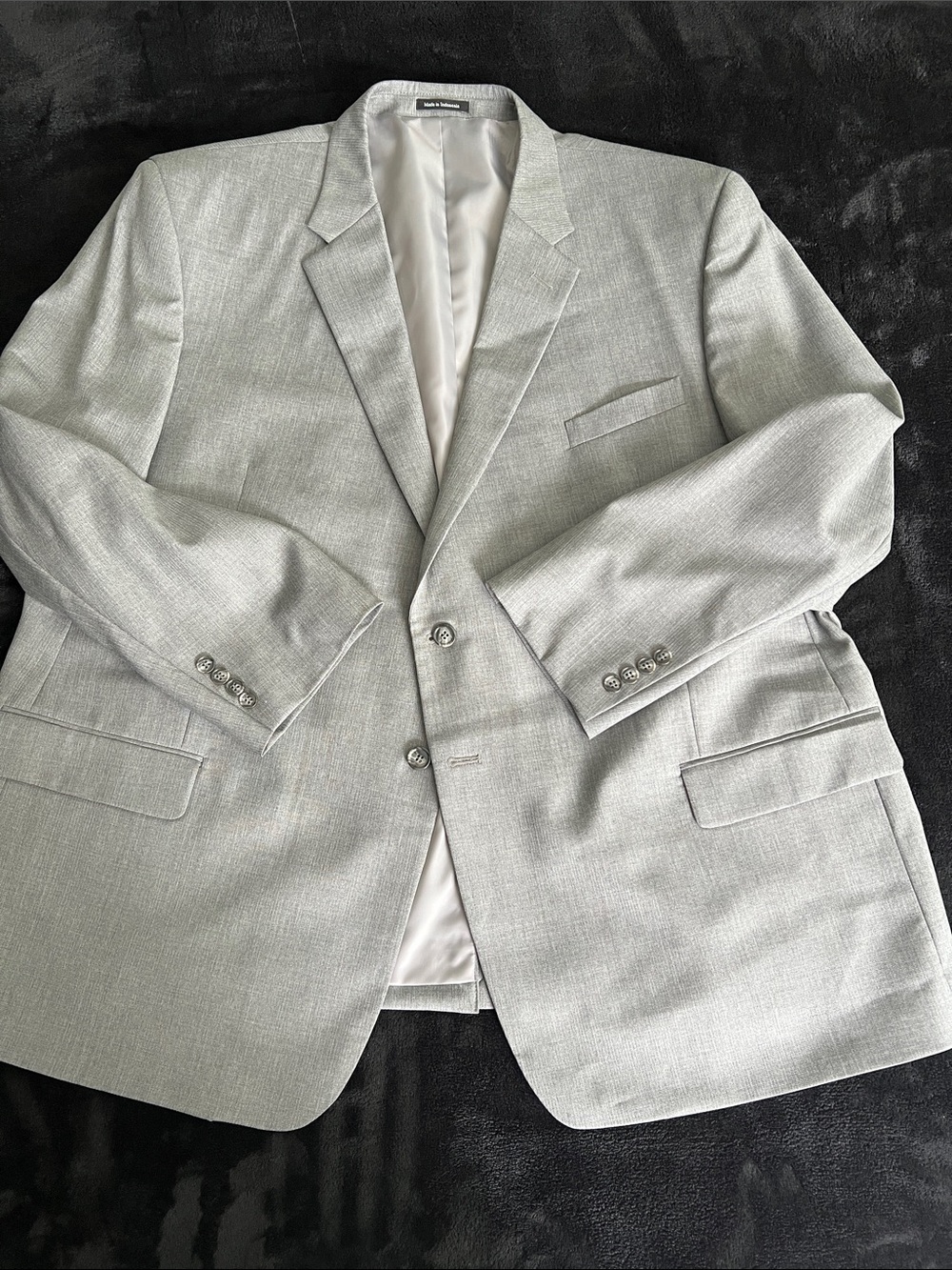 Wool blend Light Gray Blazer